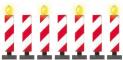accessoire Busch 7 balises dont 4 avec flash accessoire Busch 7 balises dont 4 avec flash
