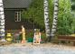figurine Busch Barbecue nudiste figurine Busch Barbecue nudiste