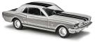 vehicule Busch Ford mustang coupe argent vehicule Busch Ford mustang coupe argent