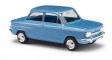 vehicule Busch Nsu 100 tt 1965 bleu metal vehicule Busch Nsu 100 tt 1965 bleu metal
