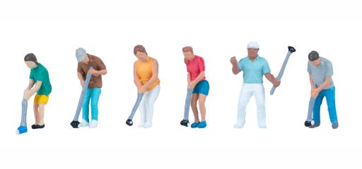 figurine Faller Joueurs de mini-golf