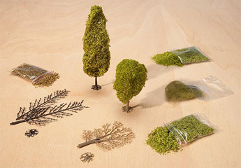 decors Faller Arbres ormes a construire en kit