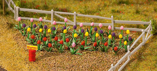 decors Faller Tulipes 48 pieces