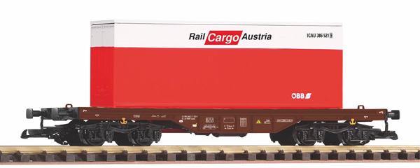 wagon PIKO Wagon Plat avec Container ÖBB 