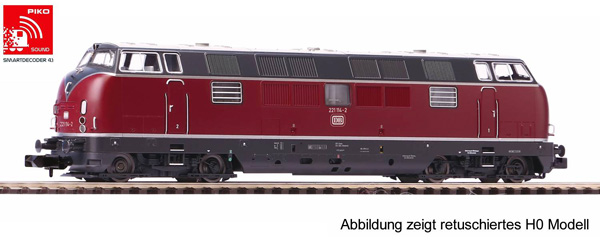 locomotive diesel PIKO Loco diesel BR221 son