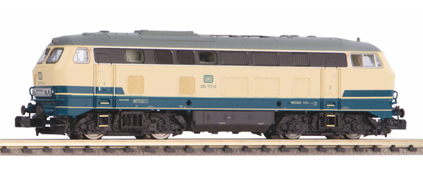 locomotive diesel PIKO Loco. diesel BR 216 blaubeige DB