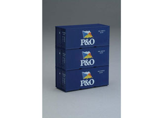 accessoire PIKO SET 3 CONTAINER P&O      