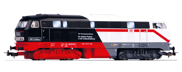 locomotive diesel PIKO Loco. Diesel 218 497-6 DB-AG