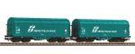 wagon PIKO Set 2 wagons bâchés FS wagon PIKO Set 2 wagons bâchés FS