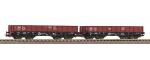 wagon PIKO Set 2 wagons plats 401Zb PKP wagon PIKO Set 2 wagons plats 401Zb PKP