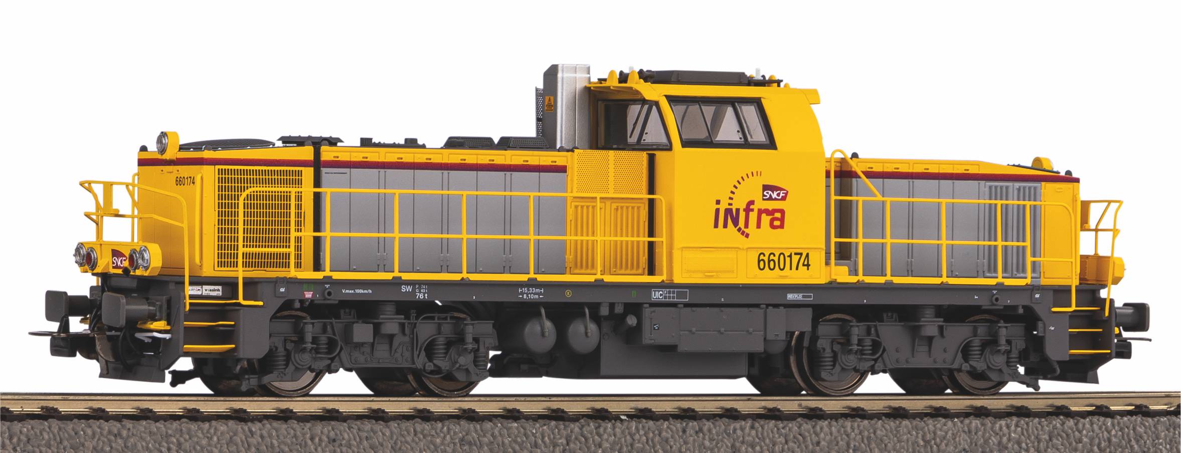 locomotive diesel PIKO Loco diesel BB 60000 Infra