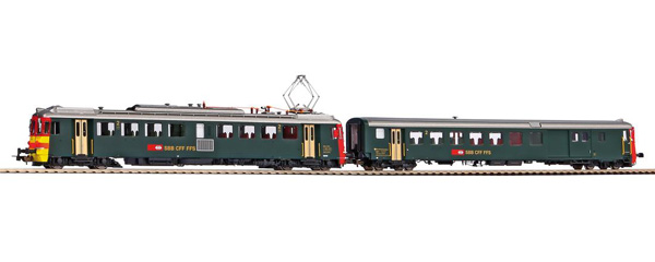 voiture PIKO Set 2 Rbe 4/4 Railcar