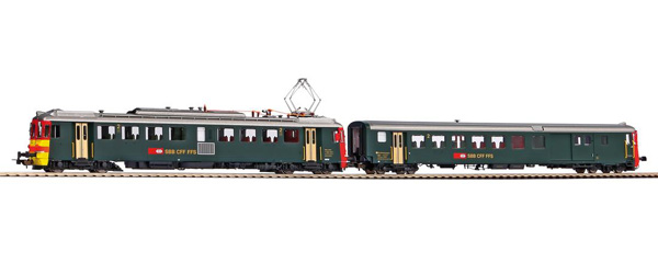 voiture PIKO Set 2 Rbe 4/4 Railcar