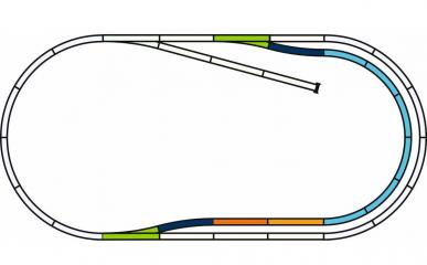 voie PIKO Voies set c ballast      