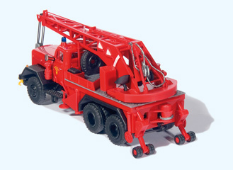 vehicule Preiser Camion grue en kit