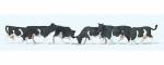 figurine Preiser Vaches tachetees noires figurine Preiser Vaches tachetees noires